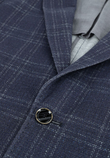 Donkerblauwe PROFUOMO Colbert JACKET KNITTED CH | Omoda