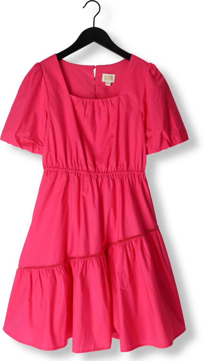 SCOTCH & SODA Meisjes Jurken Voluminous Tape Detail Dress Roze