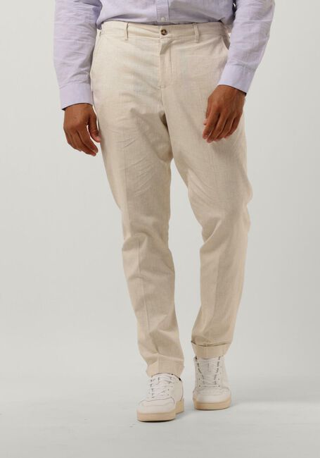 Witte SELECTED HOMME Pantalon SLHRELAX180-MARTIN LINEN TROUSER EX - large