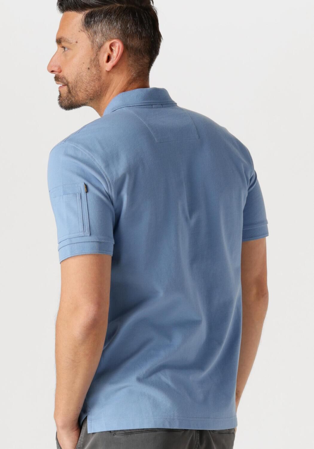 PME LEGEND Heren Polo's & T-shirts Trackway Polo Blauw
