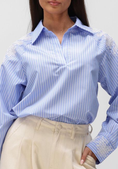 Lichtblauwe BRUUNS BAZAAR Blouses MESQUITEBBKALOE BLOUSE - large