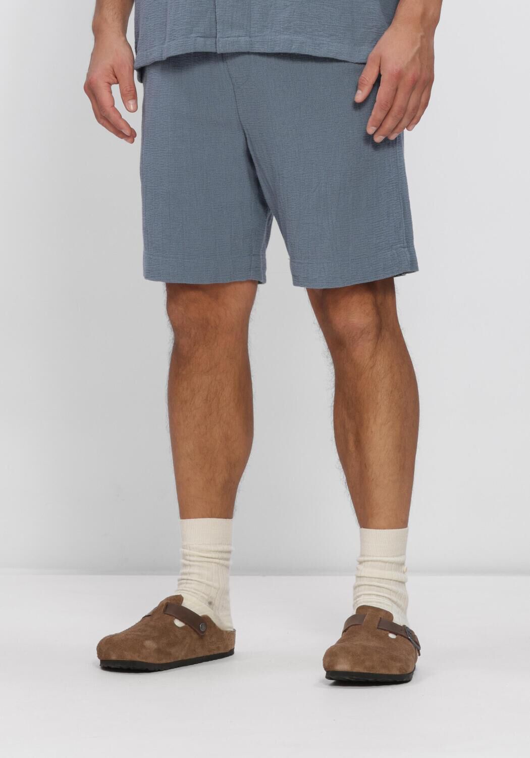 Blauwe SELECTED MEN Broeken SLHREGCAL SHORTS - large