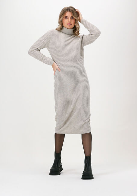 Beige SIMPLE Midi jurk FIDAN Beige SIMPLE Midi jurk FIDAN - large