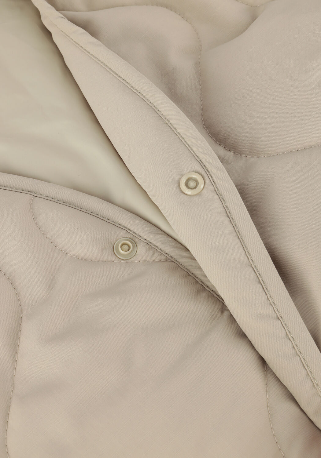 Beige WOODBIRD Bodywarmer WBTRAIS QUILT VEST - large