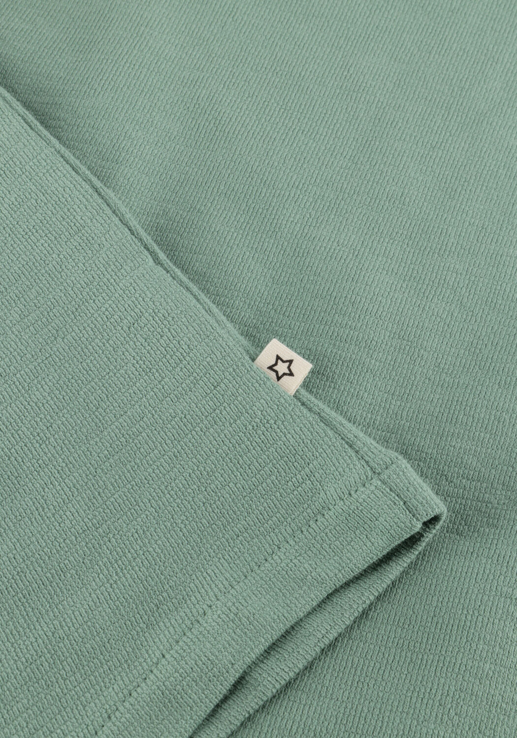 Groene YOUR WISHES Top TEXTURED JERSEY FRONT TIE SHIRT - large