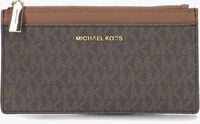 Bruine MICHAEL KORS LG SLIM CARD CASE Portemonnee - medium