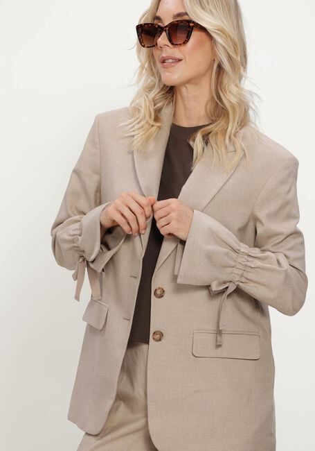 Beige SUMMUM Blazer BLAZER TWILL MELANGE - large