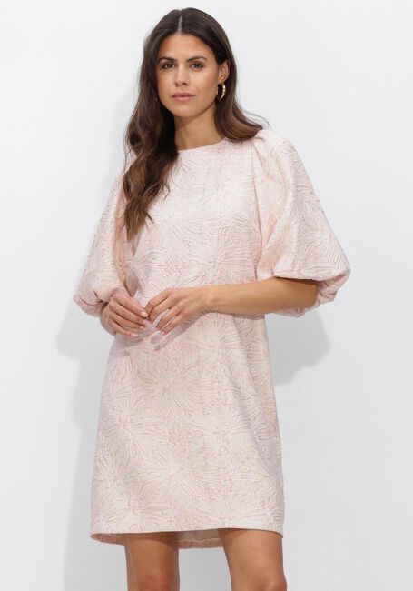 Roze NOTRE-V Mini jurk NV-HENDERIKA BROCADE DRESS - large