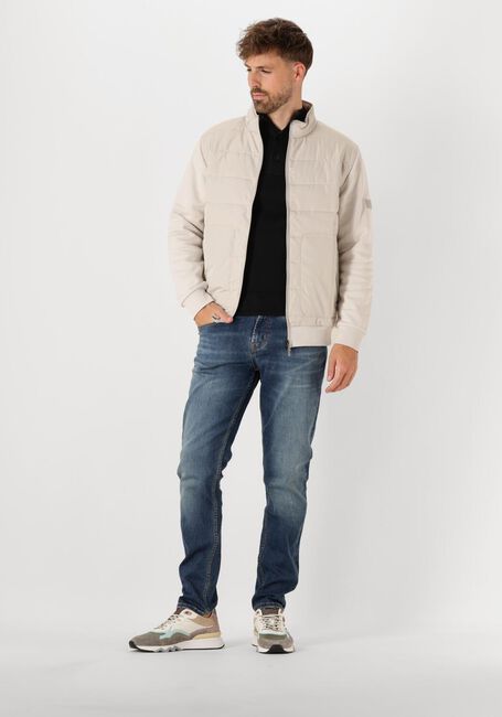 Beige GENTILUOMO Gewatteerde jas CARDIGAN ZIP - large