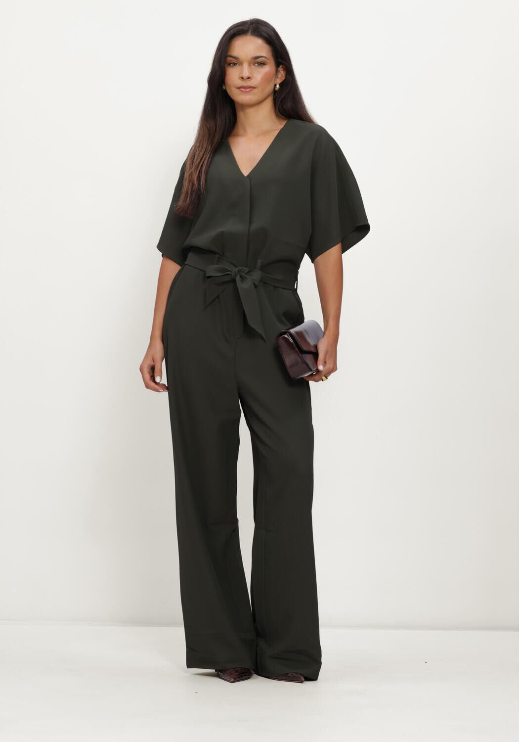 MOS MOSH Dames Jumpsuits Mmlehila Miley Jumpsuit Donkergroen