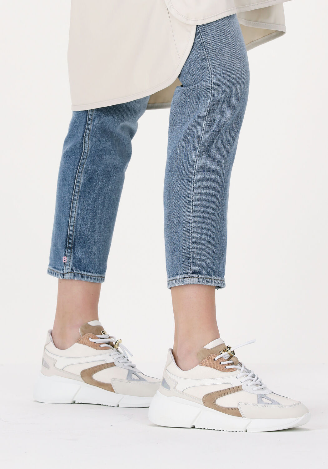 Witte VIA VAI Lage sneakers CELINA LUXX - large