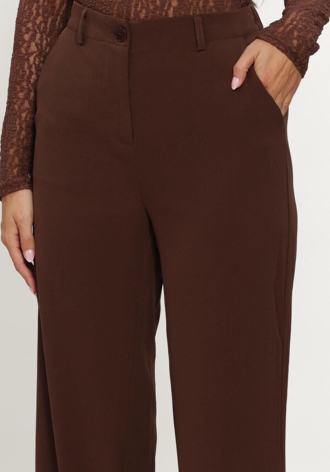 Bruine YDENCE Pantalon PANTS SOLANGE TALL - large