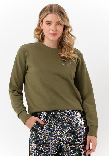 Groene SCOTCH & SODA Sweater REGULAR FIT CREWNECK SWEATER - large