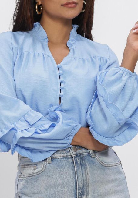 Lichtblauwe YDENCE Blouses BLOUSE JACKY - large
