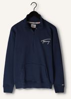 Donkerblauwe TOMMY JEANS Trui TJM REG SIGNATURE HALF ZIP Donkerblauwe TOMMY JEANS Trui TJM REG SIGNATURE HALF ZIP - medium