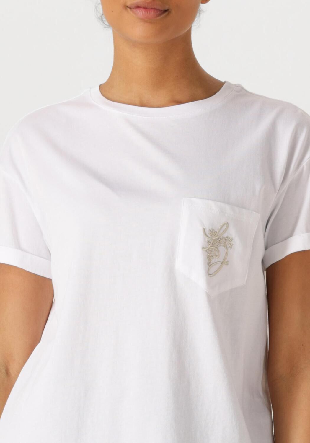 LIU JO Dames Tops & T-shirts Ecs T-shirt Moda M c Wit