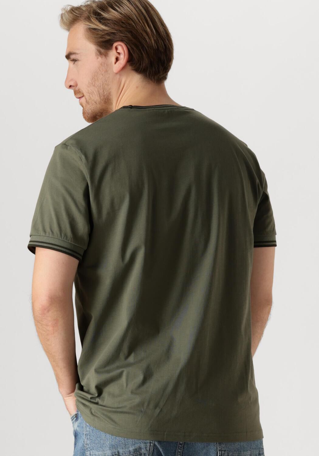 FRED PERRY Heren Polo's & T-shirts Twin Tipped Shirt Groen