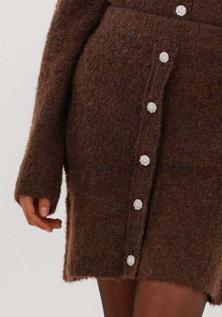 Bruine Y.A.S. Minirok YASPLYRA HW KNIT SKIRT - large