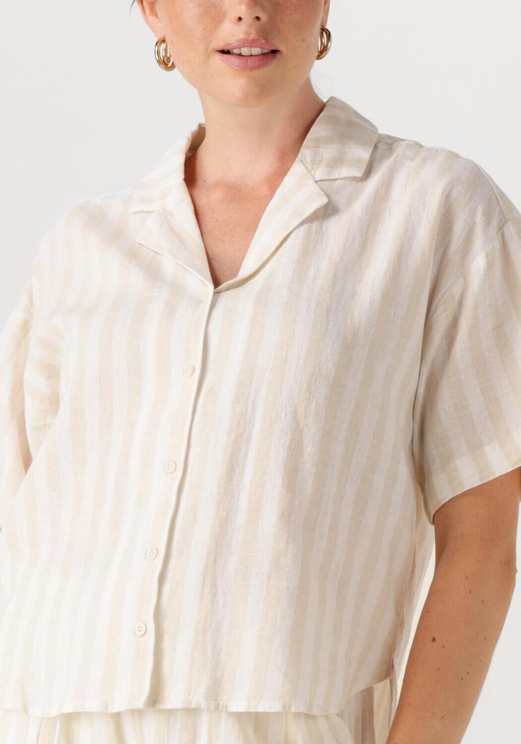 SELECTED FEMME Dames Blouses Slfluisa 2 4 Revers Shirt B Beige