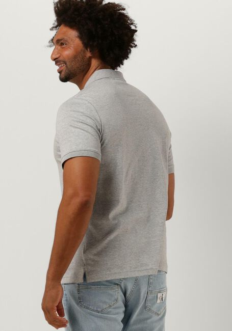 Grijze CALVIN KLEIN Polo SMOOTH COTTON SLIM POLO - large