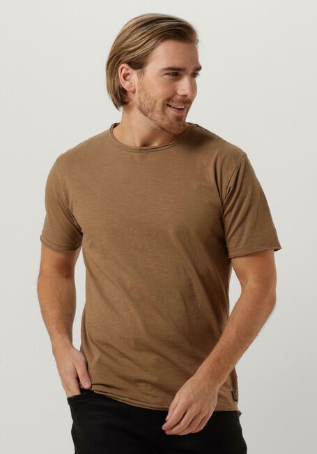 Camel DSTREZZED T-shirt MC. QUEEN SLUB JERSEY - large