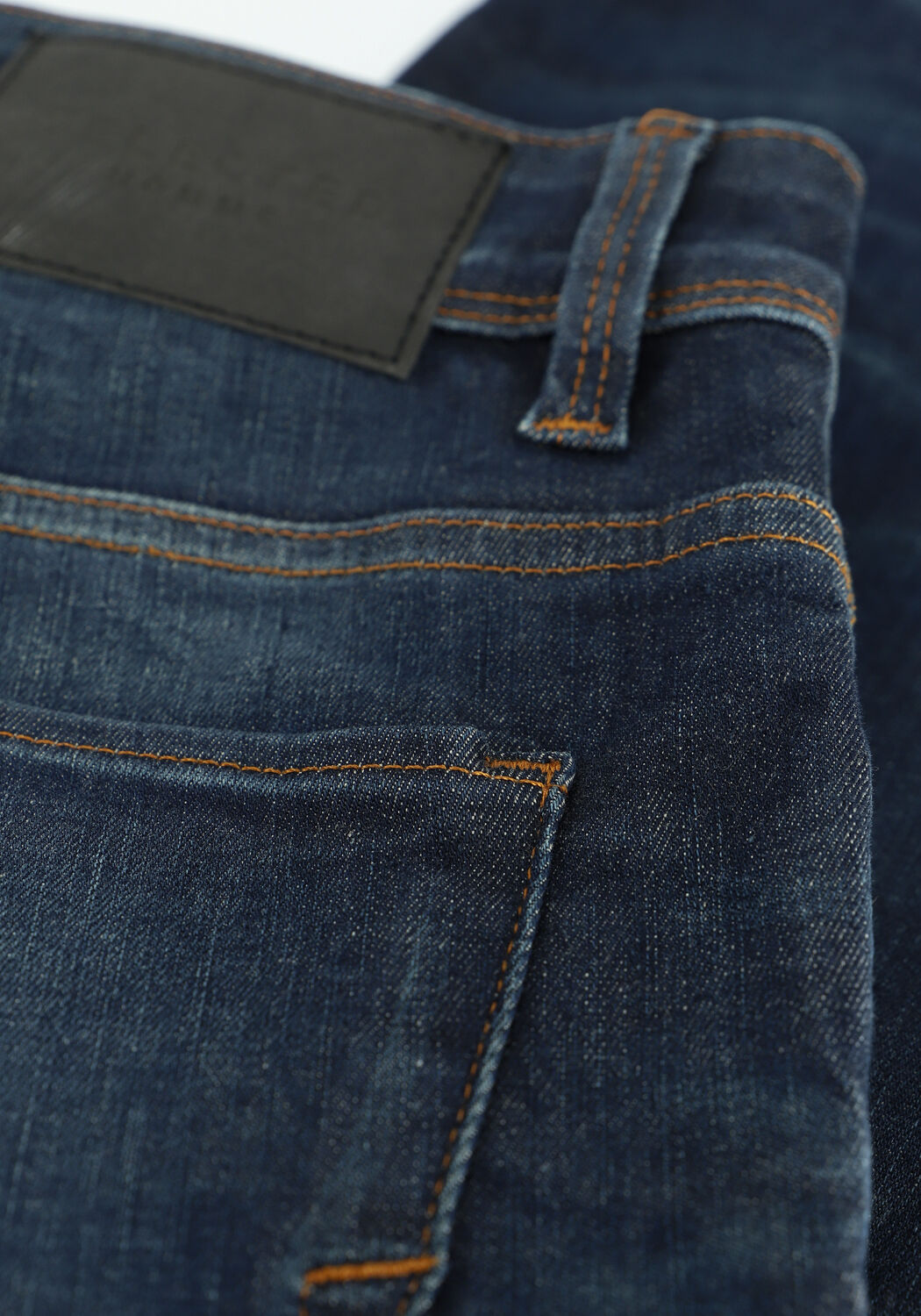 Donkerblauwe SELECTED MEN Slim fit jeans SLHSLIM-LEON 6156 D.BLU SU-ST - large