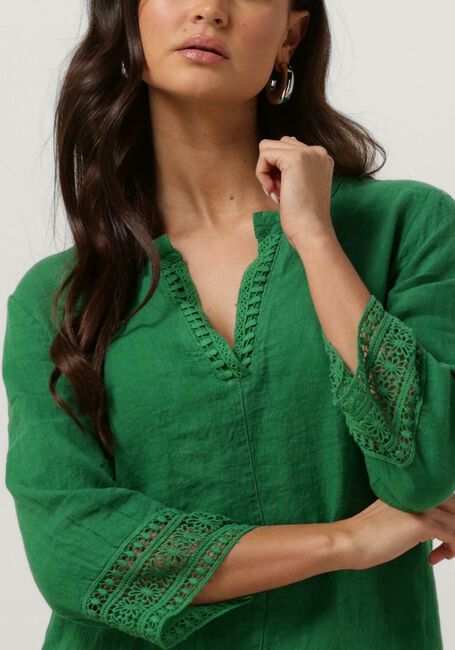 Groene NUKUS Mini jurk CAROL DRESS - large