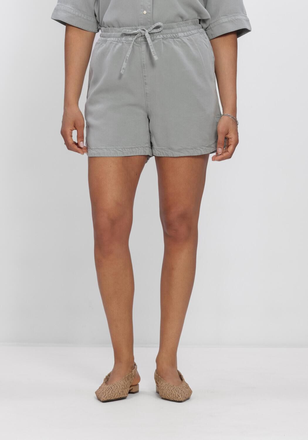 Blauwe OBJECT Korte broek OBJFRAME RE MW SHORTS NOOS - large