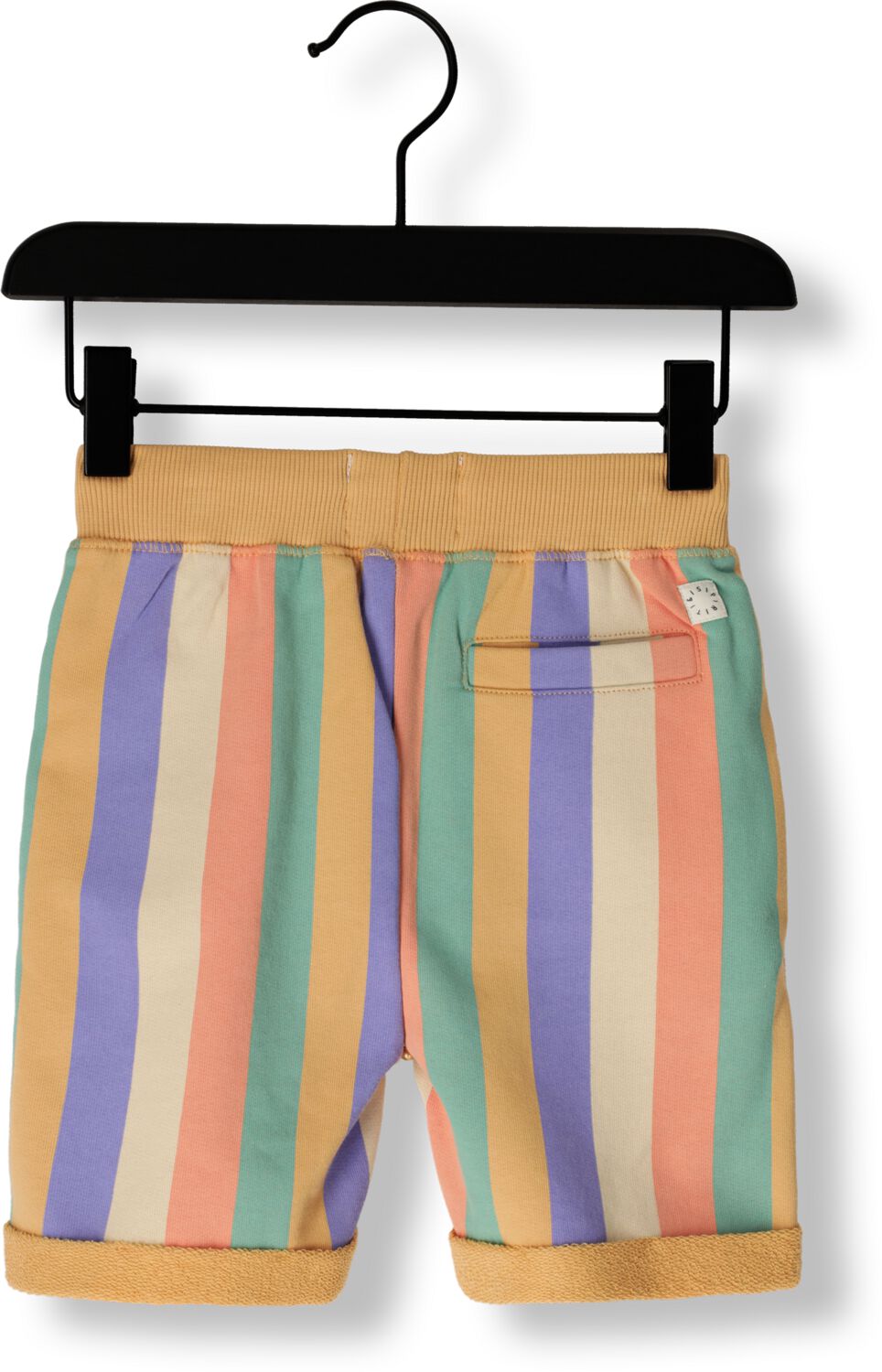 Sproet & Sprout Jongens Broeken Shorts Multi Colour Stripes Camel
