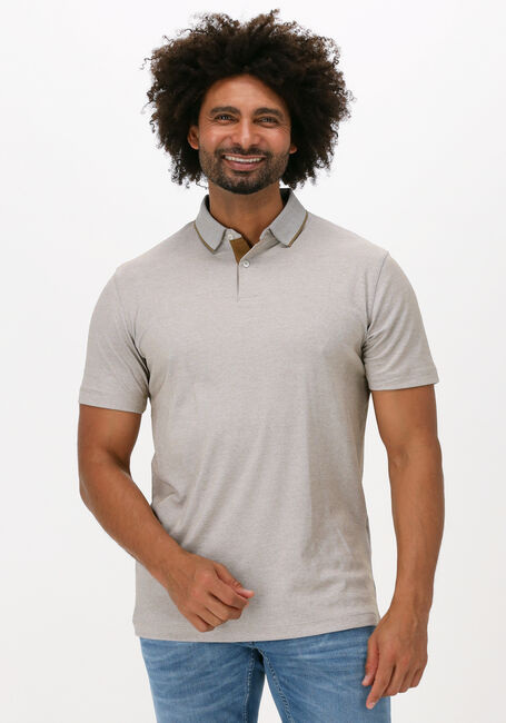 Beige SELECTED HOMME Polo SLHLEROY COOLMAX SS POLO B NOO - large