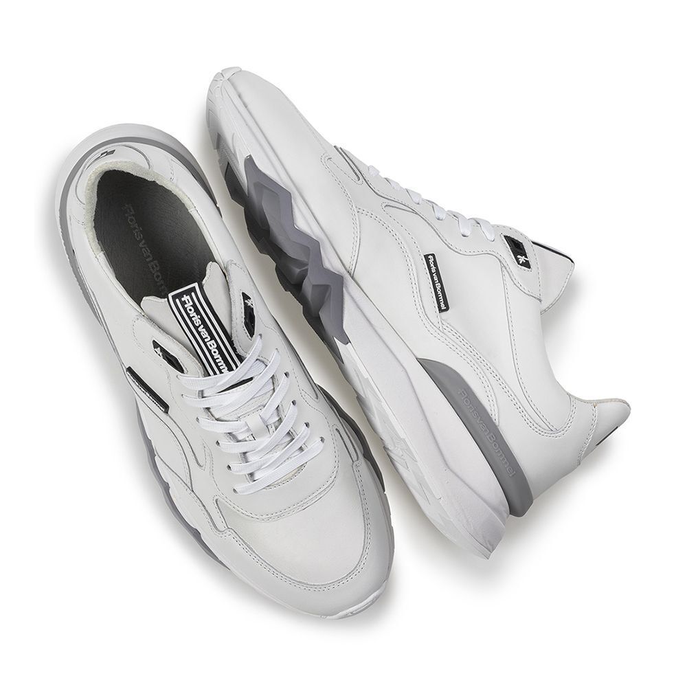 Witte FLORIS VAN BOMMEL Lage sneakers De Zager 10.07 - medium