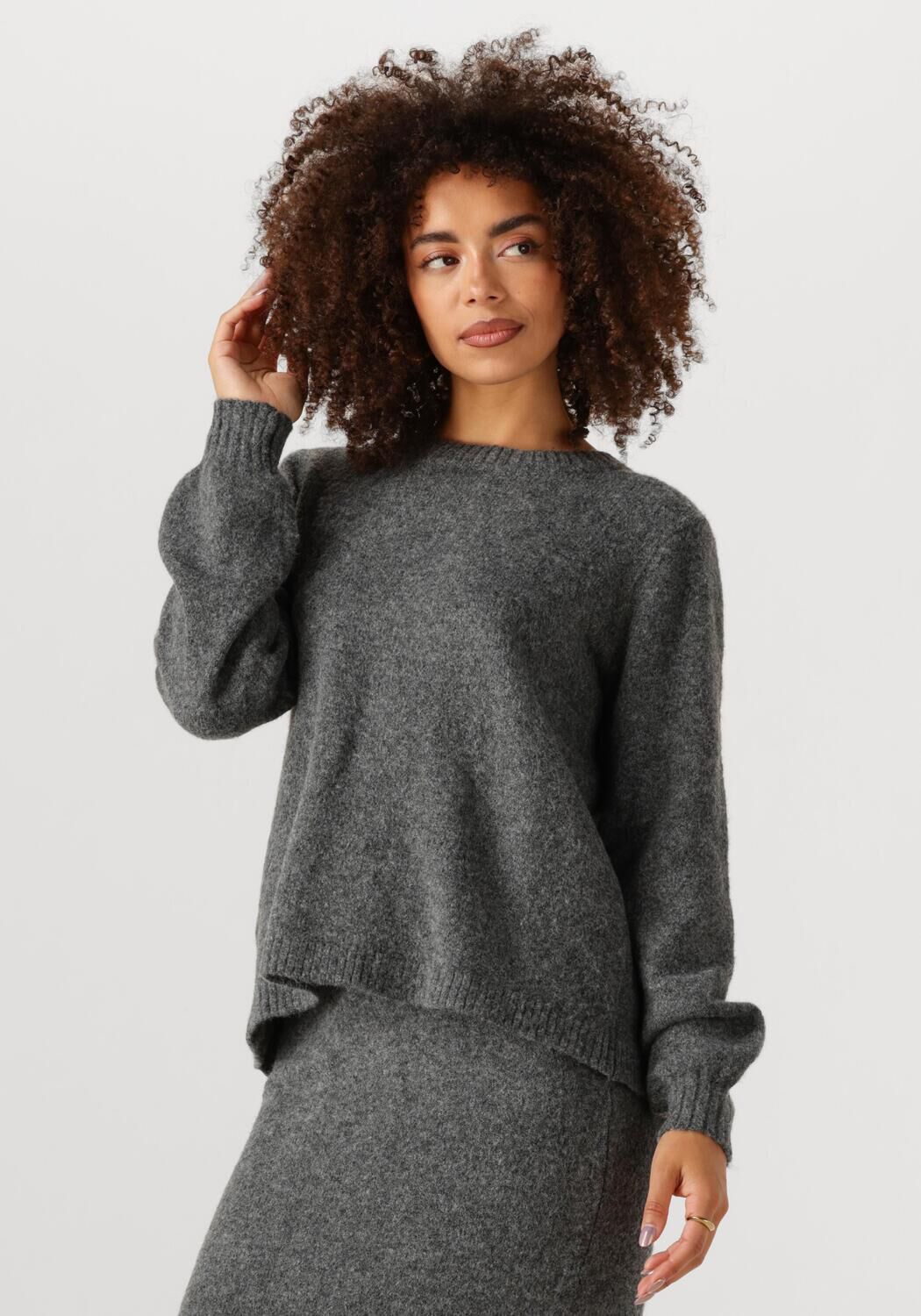 MOVES Dames Truien & Vesten Asla Knit 2579 Grijs