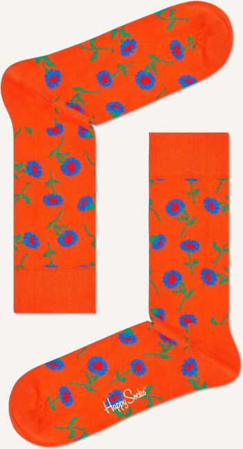 Zwarte HAPPY SOCKS Sokken SUNFLOWER Zwarte HAPPY SOCKS Sokken SUNFLOWER - large