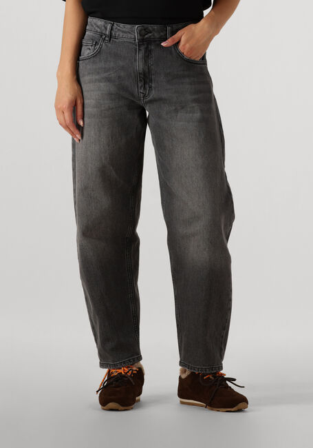 Grijze MY ESSENTIAL WARDROBE Straight leg jeans BALOOMW 139 HIGH BARREL - large