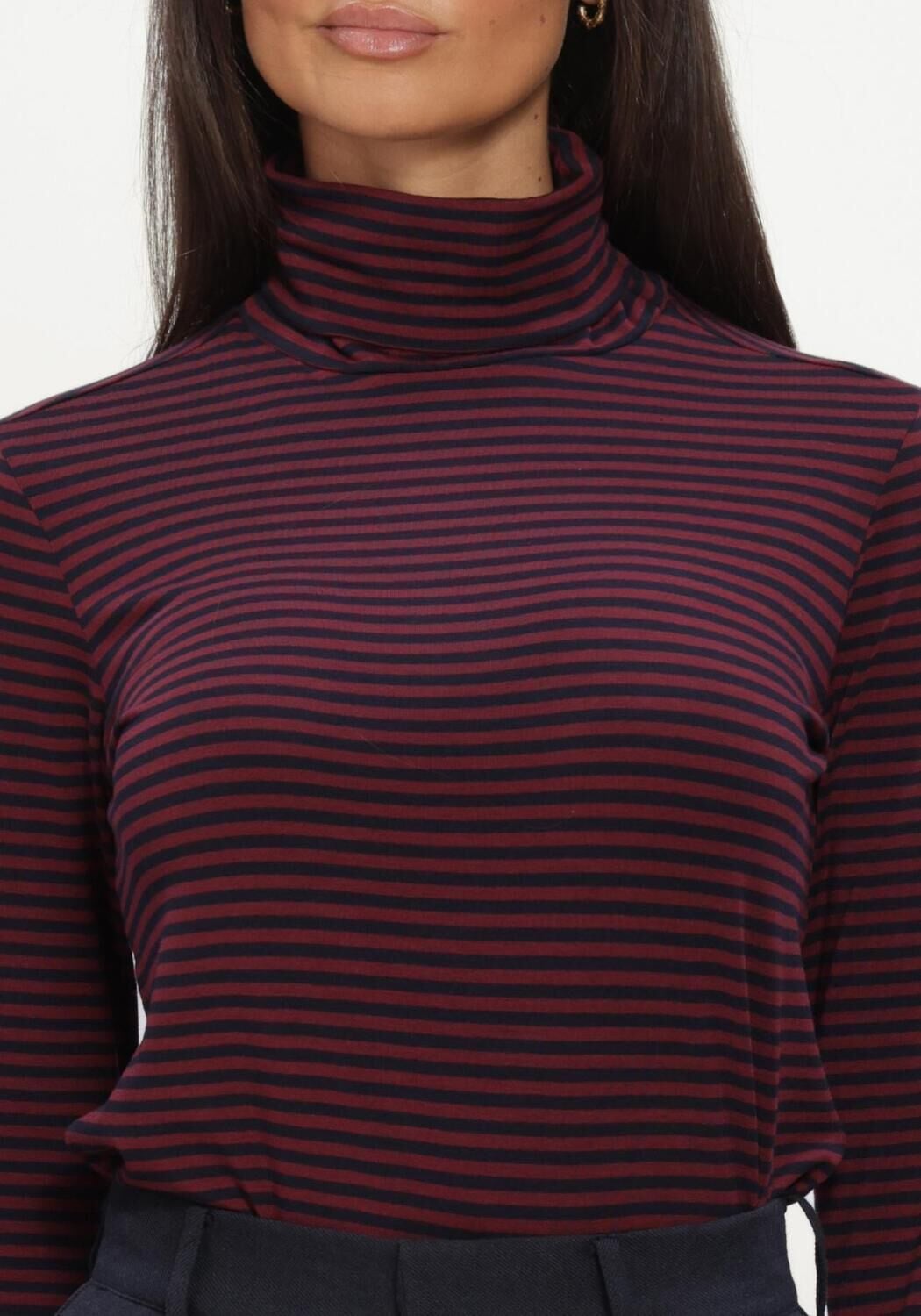 RUBY TUESDAY Dames Truien & Vesten Chanti Long Sleeves Turtle Neck Bordeaux