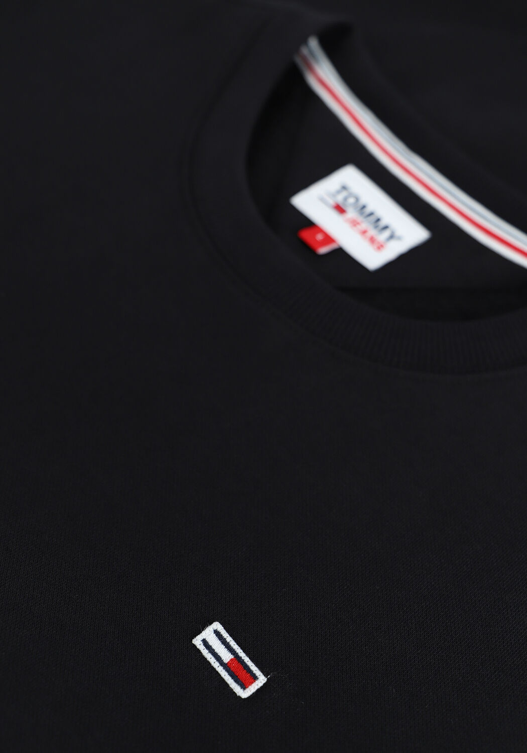 Zwarte TOMMY JEANS Sweater TJM REGULAR FLEECE C NECK - large