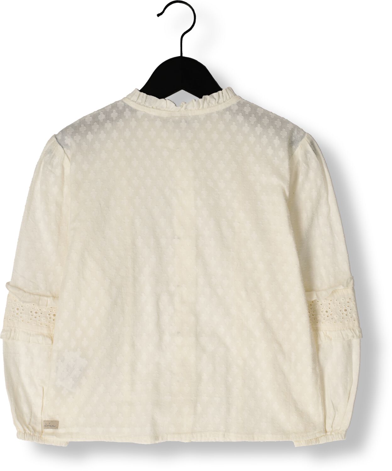 DAILY7 Meisjes Blouses Shirt Longsleeve Ruffle Gebroken Wit