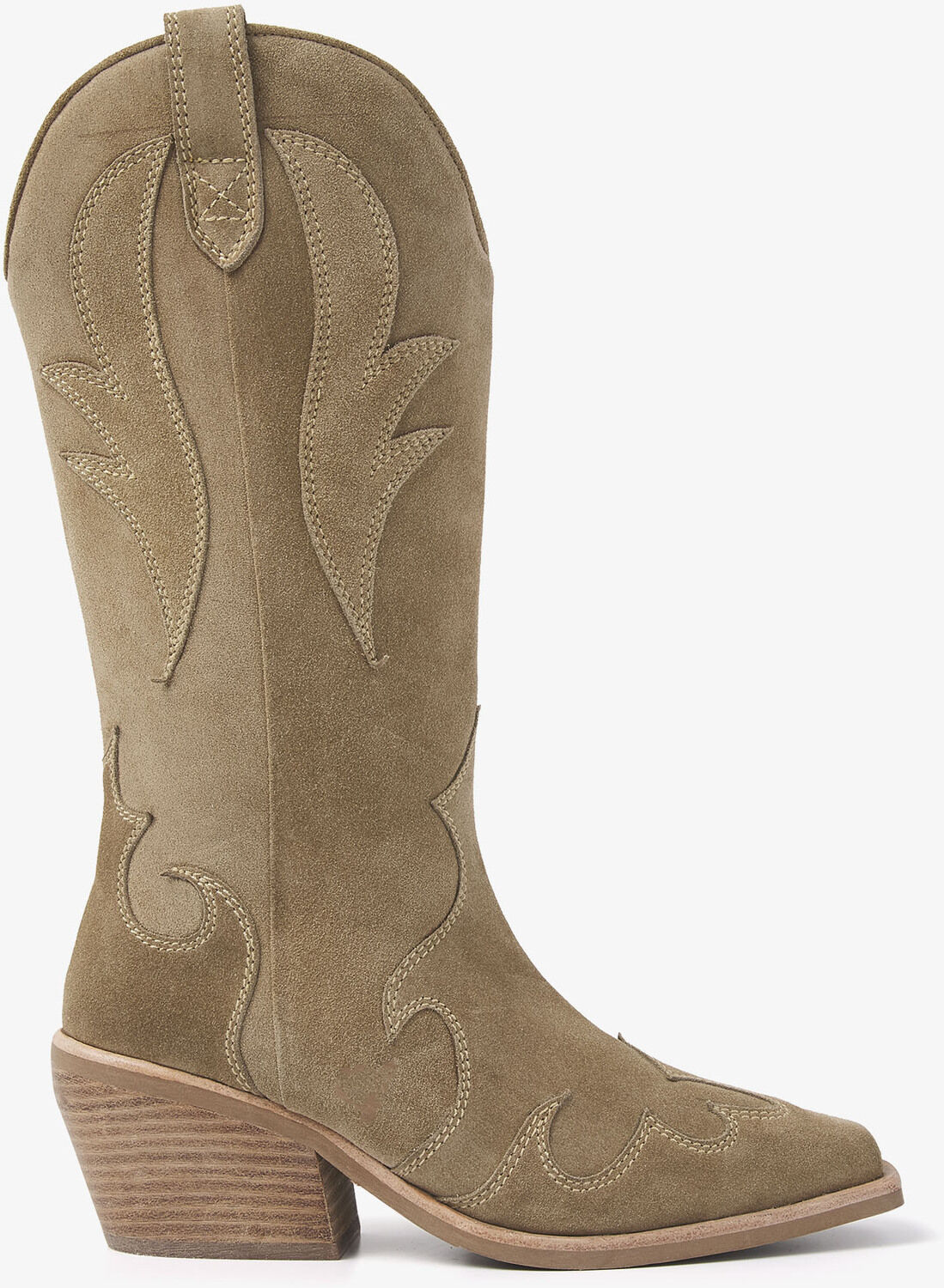 beige via vai cowboylaarzen eveline river