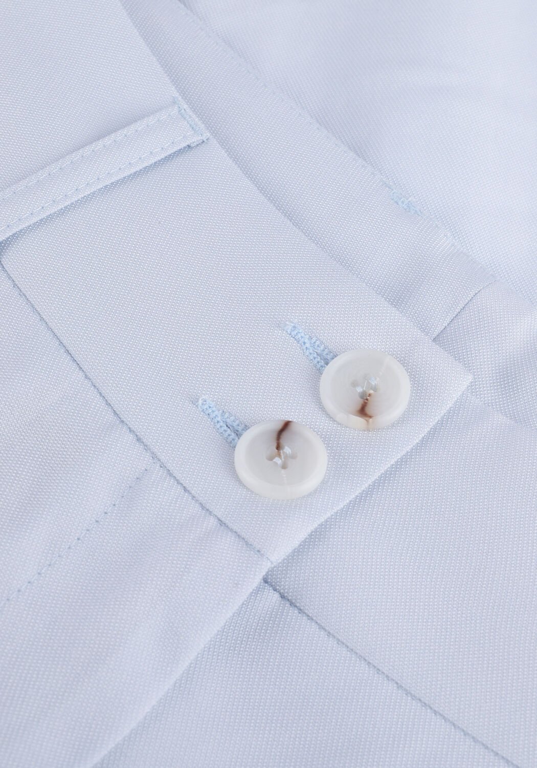 Lichtblauwe PENN & INK Wijde broek S22T776LTD 11133 - large