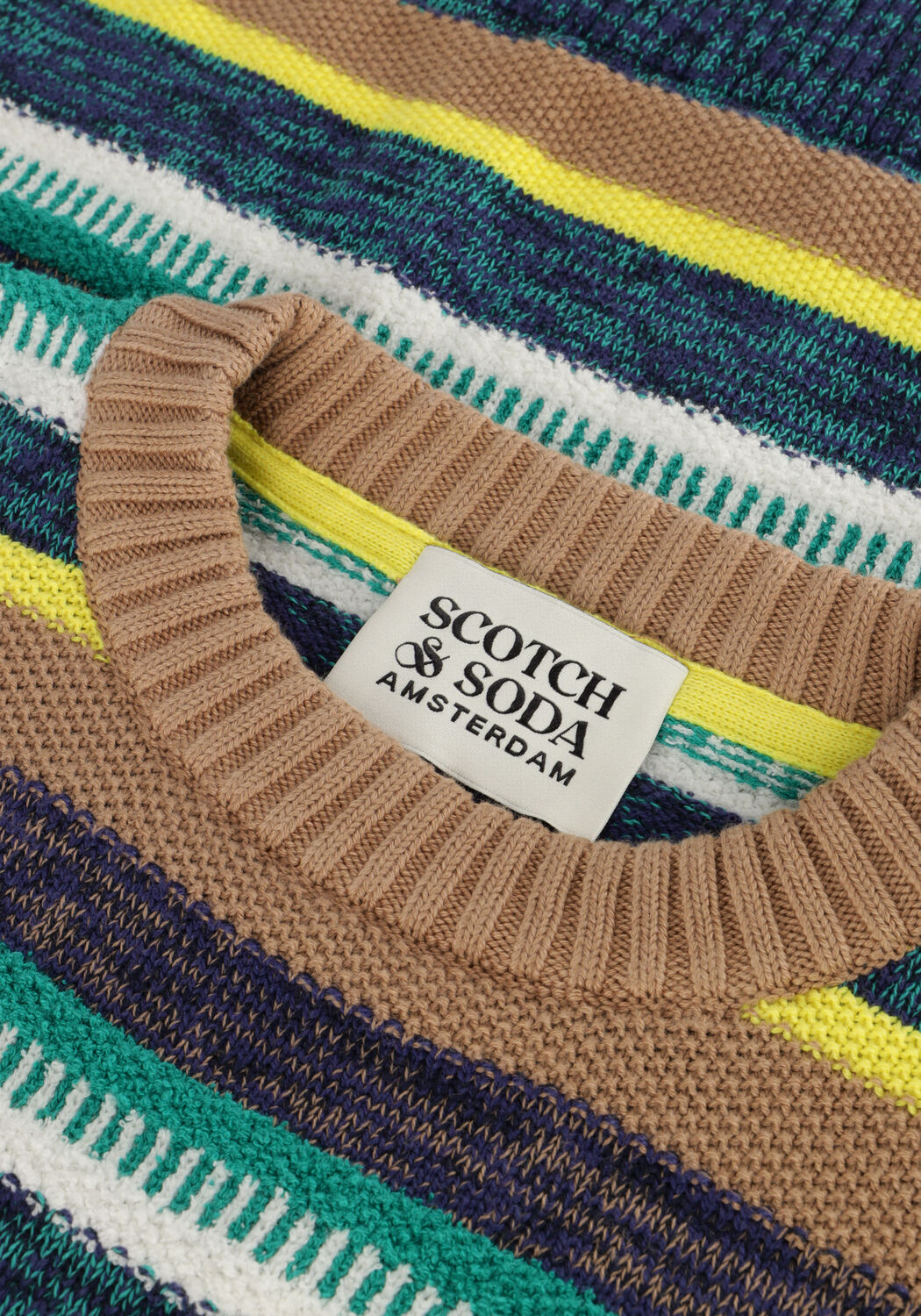 SCOTCH & SODA Jongens Truien & Vesten Yarn-dyed Striped Pullover Multi