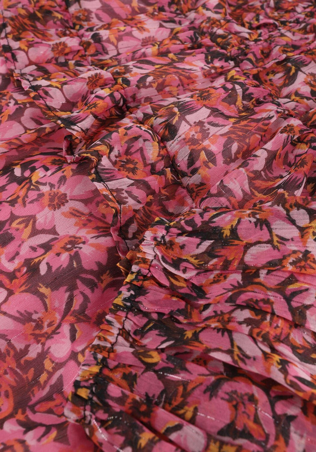 Roze NEO NOIR Mini jurk VIDDI DARK BLOSSOM DRESS - large