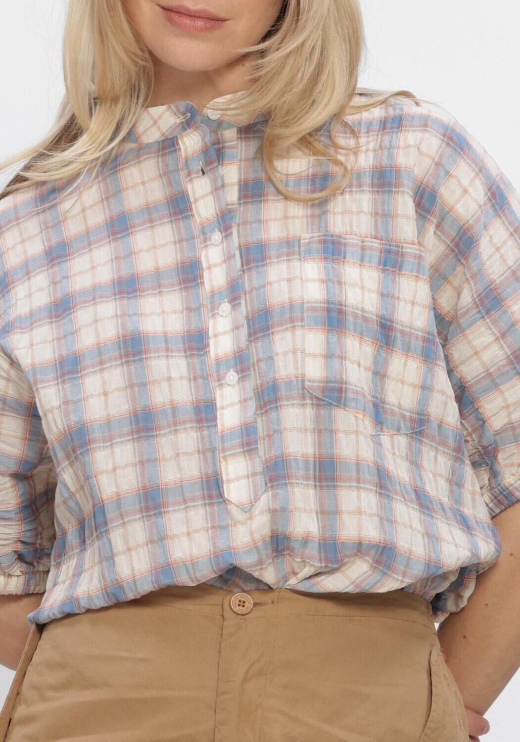 Blauwe PENN & INK Blouses BLOUSE - large