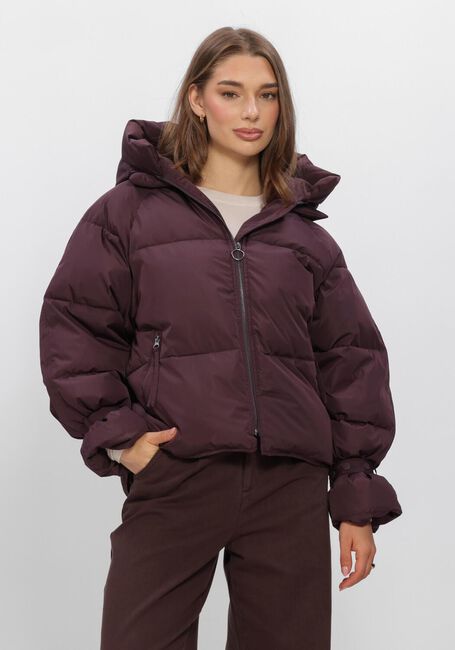 Bordeaux WITHBLACK Gewatteerde jas WBLKYLIE REAL DOWN JACKET - large