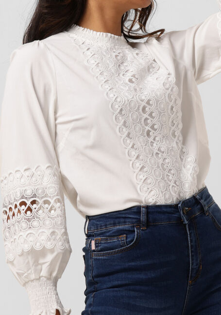 Witte NEO NOIR Blouse KATIE EMBROIDERY BLOUSE - large