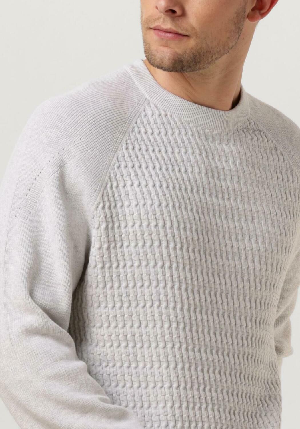 witte vanguard trui crewneck cotton