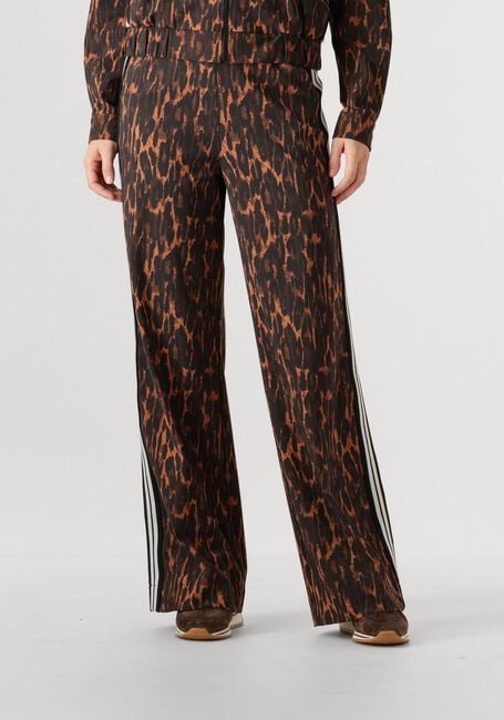 Bruine STUDIO ANNELOES Wijde broek TRAINER ANIMAL TAPE TROUSERS - large