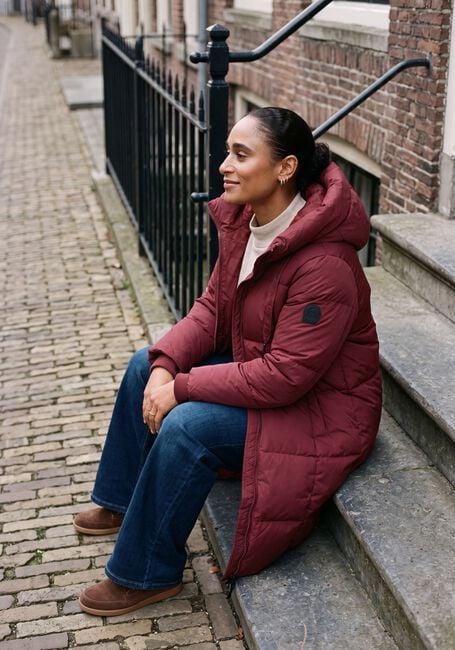 Bordeaux MOS MOSH Gewatteerde jas MMNOVA SQUARE DOWN COAT - large