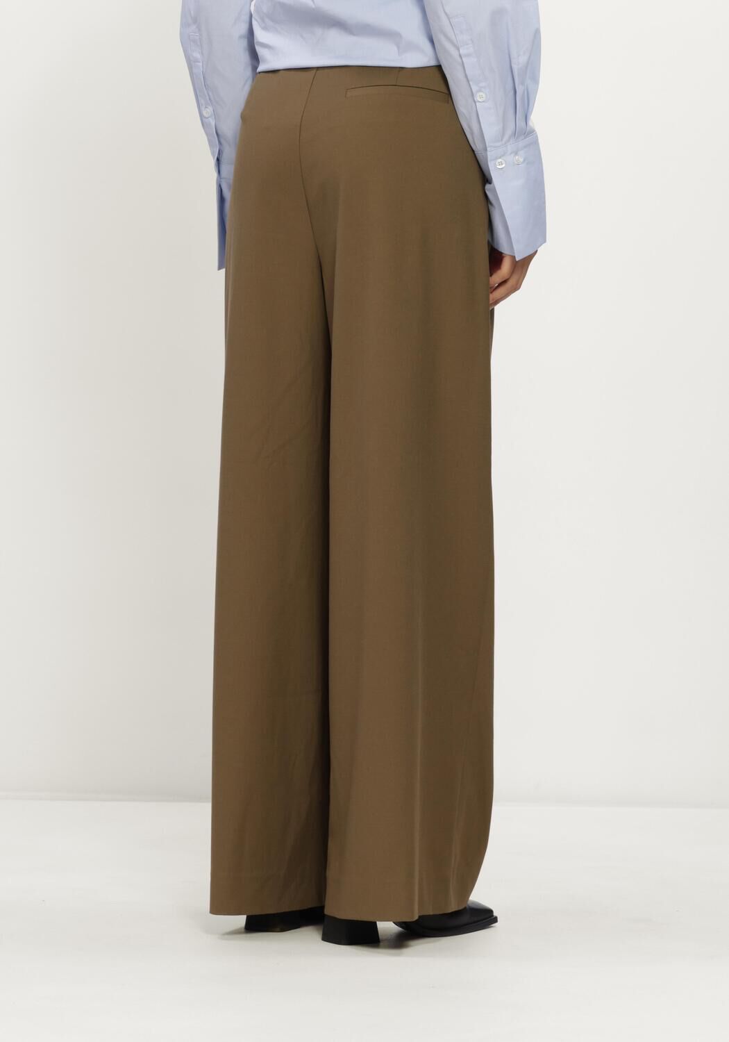 Groene GESTUZ Pantalon GZOLIVIA HW PANTS - large