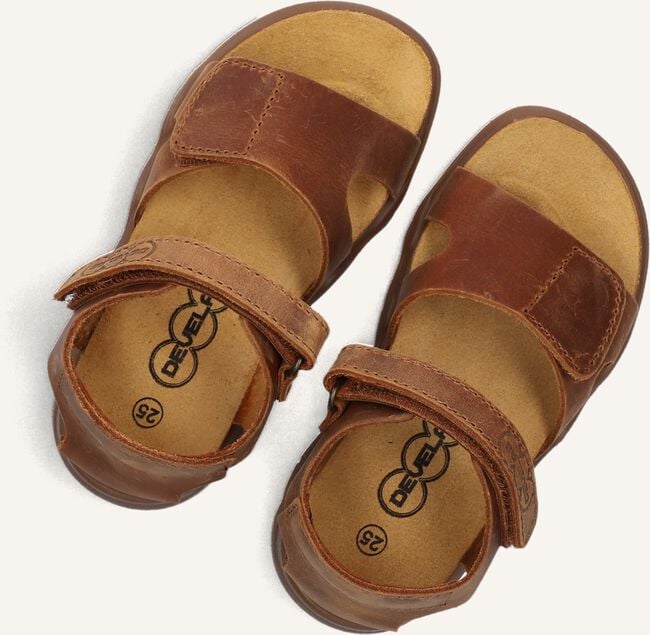 Bruine DEVELAB Platte sandalen 48405 Bruine DEVELAB Platte sandalen 48405 - large