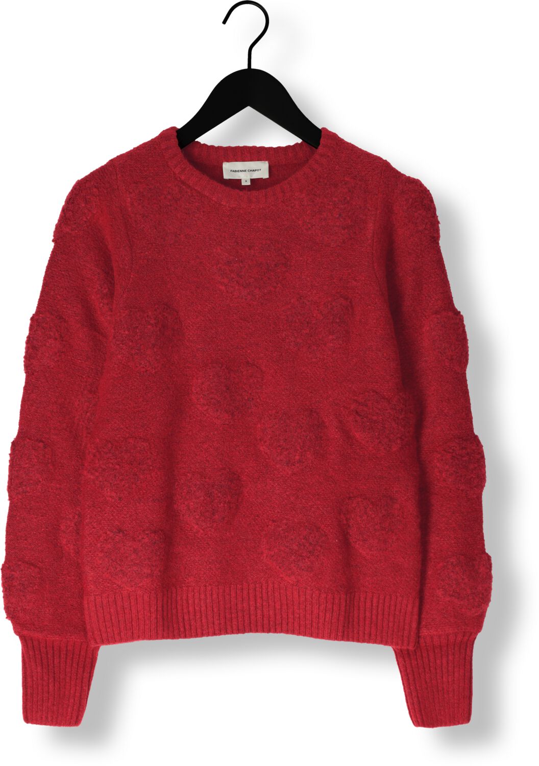 FABIENNE CHAPOT Dames Truien & Vesten Bibian Heart Pullover Rood